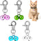 4 Packs Bells for Dog Collars, Cat Bell for Cat Collars, Stainless Steel Collar Charms, Pet Training Pendants, Small Bells with Snap Clips for Ind...