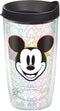 Tervis Disney Mickey Rainbow Made in USA Double Walled Insulated Tumbler Travel Cup Keeps Drinks Cold & Hot, 16oz, Classic...