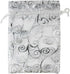 100Pcs Organza Bags Jewelry Party Wedding Favor Drawstring Pouches Gift Bags (5x7, Silver-White)...
