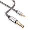 6.35mm 1/4" Male to 3.5mm 1/8" Male 6ft/1.8M Stereo Audio Cable with Zinc Alloy Housing and Nylon Braid Compatible forHeadphones,Laptop,Home Theat...