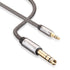 6.35mm 1/4" Male to 3.5mm 1/8" Male 6ft/1.8M Stereo Audio Cable with Zinc Alloy Housing and Nylon Braid Compatible forHeadphones,Laptop,Home Theat...