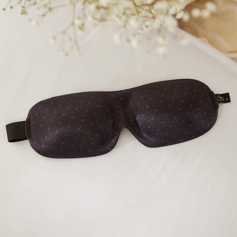 Bucky 40 Blinks No Pressure Beauty & Travel Eye Masks, Gray Dots...