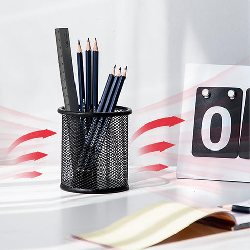Pen Holder Pencil Organizer for Desk Mesh Cup Marker Tape Clip Scissors Container for Office Desk School Student and Teacher Desk...