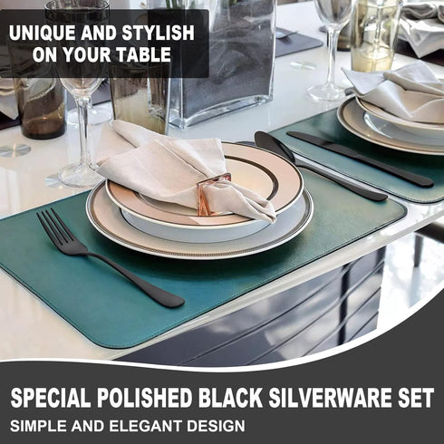 Portable Travel Utensils Set, 18/8 Stainless Steel 3 PCS Cutlery Set Including Knife Fork and Spoon, Reusable Travel Silverware Set with Case for ...