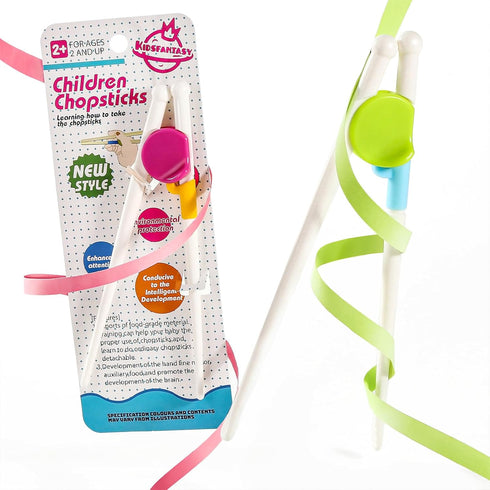 Kids Chopsticks, 2 Pairs Training Chopsticks for Toddler Beginners Baby Children Learning and Practice...