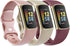 3 Pack Sport Bands Compatible with Fitbit Charge 5 Bands & Fitbit Charge 6 Bands, Classic Soft Wristbands for Fitbit Charge 5/6 Fitness Tracker (S...