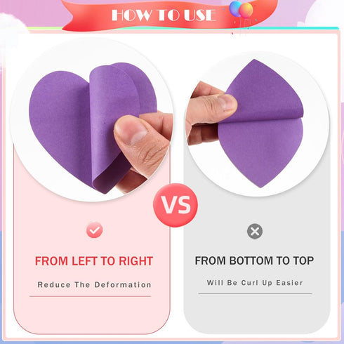 900 Sheets Heart Sticky Notes 3x3 Inch Multicolor Heart Shaped Sticky Memo Pads Cute Self-Stick Sticky Notepads Removable Easy to Post for Home Of...