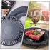 Portable Gas Stove Iron Baking Pan Stove Grill stove korean bbq grill carbon steel cake pan korean barbecue dish Non Stick Grill Pan broiler pan f...