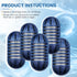 isinlive Demineralization Cartridge for HoMedics Ultrasonic Humidifiers: 12-Pack Demineralization Cartridges Filter Replacement, Filters Mineral D...