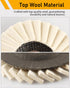 6 Pcs Wool Polishing Wheel Disc 4-1/2" x 7/8" Arbor, Thicken Buffing Wheel for Angle Grinder, Grinder Polishing Wheel Great for Buffing Metal, or ...