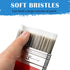 Falling in Art Flat Paddle Paint Brush with Long Handle, Large Scale Brush for Oil and Acrylic Paints, 2 Inch...