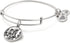 Alex and Ani Divine Guides Expandable Bangle Bracelet for Women, Saint Anthony of Padua Charm, Rafaelian Finish, 2 to 3.5 in...