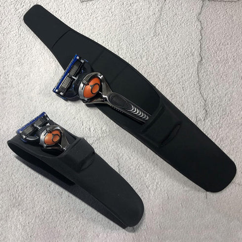 LinMei Silicone Razor Case Soft Razor Travel Case Portable Razor Case Razor Protective Case Safety Waterproof Razor Cover Compatible with Most Man...