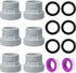 Dreyoo 6 Pack Pool Filter Hose Conversion Kit Compatible with Intex Pools Filter Pump, Hose Conversion Adapters Connects 40mm Hoses to Standard 1 ...
