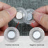 25 Pairs Mini Invisible Sew Magnetic Snap PVC Round Shape Hidden Purse Closure Fastener Snap for Kids Clothing Clasp Baby Bib Diapers Accessories ...