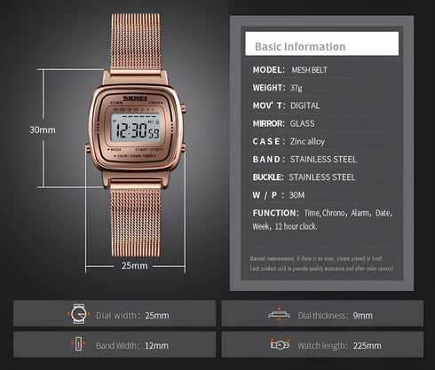 MASTOP Women's Quartz Watches Ultra-thin Gorgeous Simple Petite Wrist Watches Small Dial Mesh Steel Bracelet...