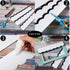 72 Feet Classroom Bulletin Board Borders Black and White Wavy Line Scalloped Border Trims Black and White Bulletin Board Stripes for Classroom Bul...
