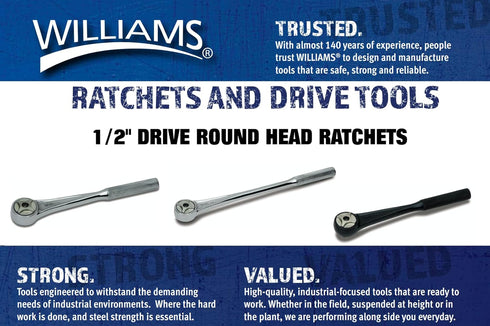 Williams JHWS-52ARK Ratchet Repair Kit for 1/2-Inch Drive Round Head Ratchets...