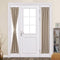 MIULEE Sidelight French Door Room Darkening Curtain Light Blocking Window Treatment Curtain for Narrow Glass Door Rod Pocket Blackout Drapes with ...