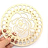 Wooden Embroidery Floss Organizer Cross Stitch Thread Holder Storage Tool Floral Round Thread Organizer Handmade DIY Sewing Art Crafts...