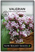 Sow Right Seeds - Valerian Seeds for Planting - Non-GMO Heirloom Packet with Instructions to Plant an Outdoor Herb Garden - Fragrant with Medicina...
