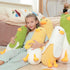 Banana Duck Plush Toy-12'' Weighted Duck Stuffed Animals, Elastic Duck Plush Stuffed Animals Banana Plushie Hugging Pillow, Throw Pillow, Body Pil...