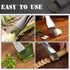 2pcs Shred Silk The Knife, 2024 New Stainless Steel Chopped Green Onion Knife, Sharp Scallion Shredding Cutter, Kitchen Vegetable Cutter Household...