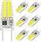 G8 LED Bulb Dimmable 3W T4 JCD Type Bi-Pin Base Daylight White 6000K 120V 20-25W Halogens Replacement for Puck Light, Under Cabinet Light, Under C...