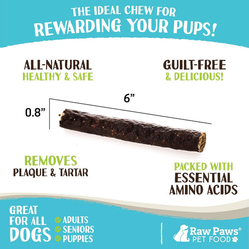 Raw Paws Wild-Caught Rabbit Treats for Dogs, 6-oz - Packed in USA - Rabbit Dog Treats - Corn, Soy & Grain Free Rabbit Bites Dog Treats - Real Rabb...