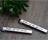 Father of The Groom Father of The Bride Gifts Tie Clip Wedding Tie Clip Set Stainless Steel Tie Bar Wedding Party Day Present for Man...