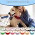Dog Buttons for Communication, 7 Dog Talking Button Set, Recordable Training Buzzers, Speaking Button for Dogs with Waterproof Anti-Slip Dog Butto...