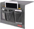 Bedside Caddy,Bedside Organizer Caddy Under Mattress,Holds Magazines,Books (4 Pockets-Grey)...