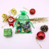 HRX Package 100pcs Organza Drawstring Bags Green, 4 x 6 inch Candy Mesh Gift Bags Jewelry Pouches Small Christmas Sachet...