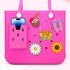 Silicone Phone Holder Compatible with Bogg Bag,Universal Soft Silicone Charm Insert Accessories Set for Bogg Beach Bags, for Most iPhone and Andro...
