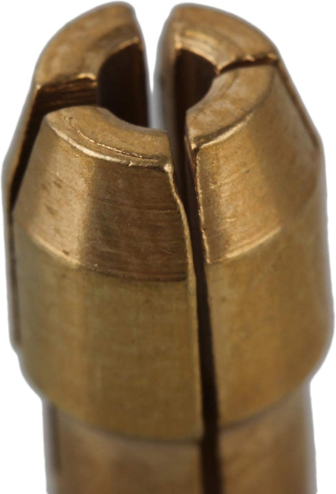 CNBTR 0.5-3.2mm Brass Collet Drill Chuck Fits Rotary Tools Electric Grinding Drill Collect Chuck Holder Pack of 10 (4.8mm Shank Dia.)...