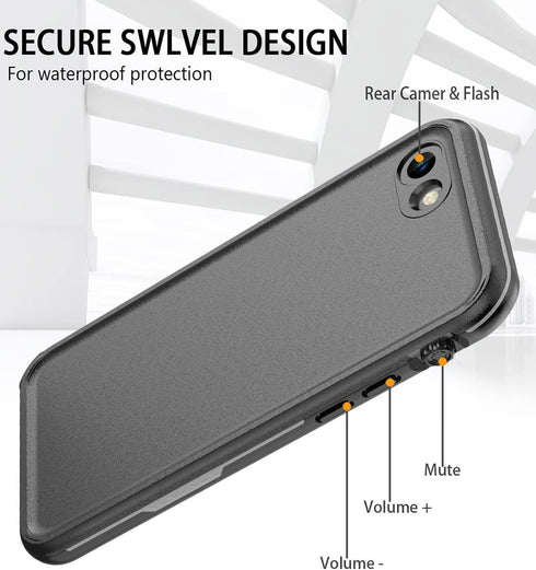 iPhone 8 7 Waterproof Case Cover Built-in Screen Protector Fully Sealed Life Shockproof Snowproof Underwater Protective Cases for iPhone iPhone 8 ...