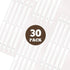 Heavy Duty Recipe Protectors, Holds Standard 8.5" x 11" Paper, 30 Pack, Reinforced Holes, Refill Sheets For 3 Ring Binders...