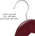 Honey-Can-Do No Slip Wooden Coat Hangers, Cherry Wood, 24-Pack...