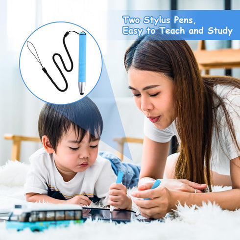 Kid-Friendly Stylus Pens for Touch Screens, Capacitive Stylus Pen with Tether Children's Crayon Stylus Pen Compatible with iPad iPhone Tablet Smar...