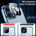Jonwelsy Case for iPhone 13 Pro Max, Compatible with Magsafe 360 Degree Full Body Protection Case Magnetic Attraction Metal Bumper+Front Glass+PC ...