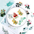 80 Pieces Natural Vintage Flower Stickers for Scrapbooking, Self-Adhesive Scrapbooking Stickers Supplies Journal for Adult Card Making Letters DIY...