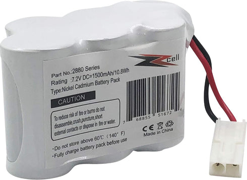 ZZcell® Battery Replacement for Bissell 2880 Series Perfect Sweep Turbo Cordless Carpet & Floor Sweeper Vacuum Models 2880, 2880A, 2880B, 2880C, 2...