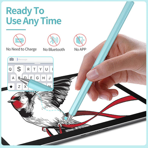 Stylus Pens for Touch Screens(2 Pcs), High Sensitivity Rotatable Stylus Pen for iPad with Hidden Disc Tip for Apple iPad/iPhone/Android/Tablets an...