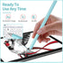 Stylus Pens for Touch Screens(2 Pcs), High Sensitivity Rotatable Stylus Pen for iPad with Hidden Disc Tip for Apple iPad/iPhone/Android/Tablets an...