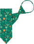 Jacob Alexander Men's Happy Saint Patrick's Day Kiss Me I'm Irish Lucky Symbols Pattern Pre-Tied Zipper Neck Tie - Green...