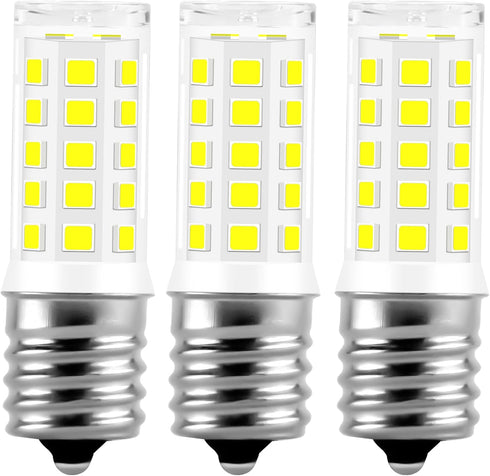 E17 Appliance Led Light Bulb,Kei D28A Refrigerator Bulb-6000K 3W AC100-130V Daylight White Refrigerator Light Bulb Replacement Compatible for Frig...