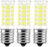 E17 Appliance Led Light Bulb,Kei D28A Refrigerator Bulb-6000K 3W AC100-130V Daylight White Refrigerator Light Bulb Replacement Compatible for Frig...