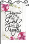 Joy of The Lord is my Strength Garden Flag,Christmas Scripture Typography Design Farmhouse Yard Outdoor Decoration for Homes,Yards and Gardens, Sp...