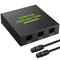 LiNKFOR Digital Optical Audio 1x3 Splitter Digital SPDIF Toslink Optical Fiber Audio Splitter 1 in 3 Out Aluminum Alloy with Optical Cable Support...