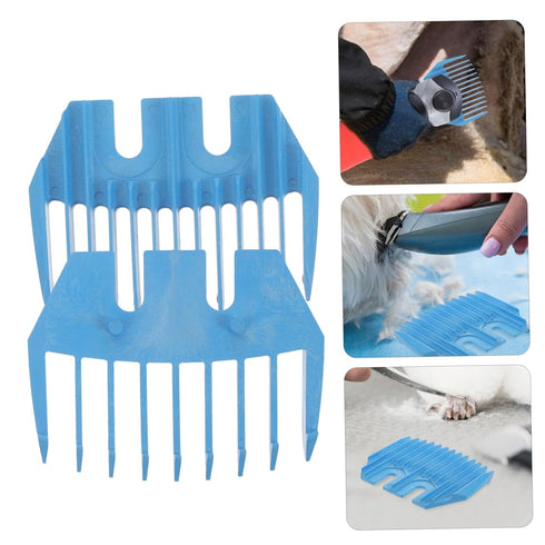 2pcs Electric Wool Shears Accessories Goat Trimmer Electric Razor Shaver Guide for Sheep Clipper Guide for Sheep Grooming Shaver Guide Clippers Pl...